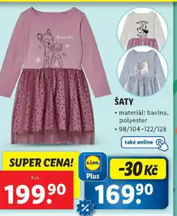 Lidl Šaty nabídka