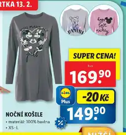 Lidl Noční košile nabídka