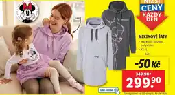 Lidl Mikinové šaty nabídka