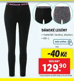Lidl Dámské legíny nabídka