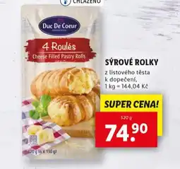 Lidl Sýrové rolky nabídka