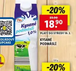 Lidl Kysané podmáslí nabídka