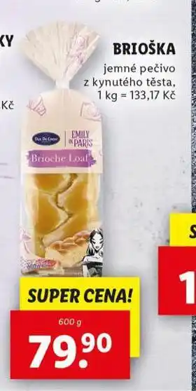 Lidl Brioška nabídka