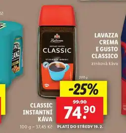 Lidl Classic instantní káva nabídka