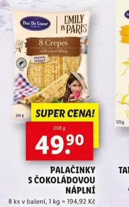 Lidl Palačinky s čokoládovou náplní nabídka