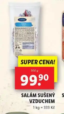 Lidl Salám sušený vzduchem nabídka