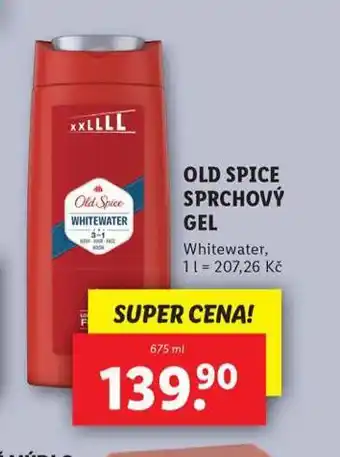 Lidl Old spice sprchový gel nabídka