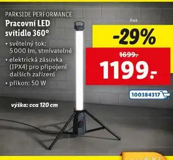 Lidl Pracovní led svítidlo 360° nabídka