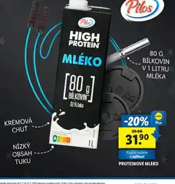 Lidl Proteinové mléko nabídka