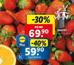 Lidl Jahody nabídka