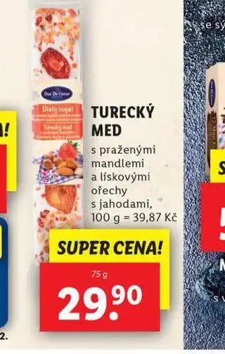 Lidl Turecký med nabídka