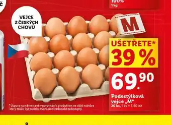 Lidl Podestýlková vejce m 20 ks nabídka