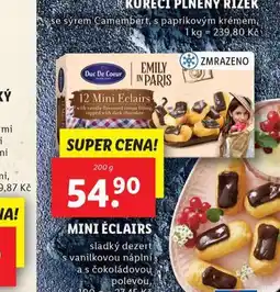 Lidl Mini éclairs nabídka