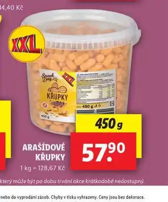 Lidl Arašídové křupky nabídka