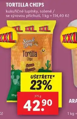 Lidl Tortilla chips nabídka