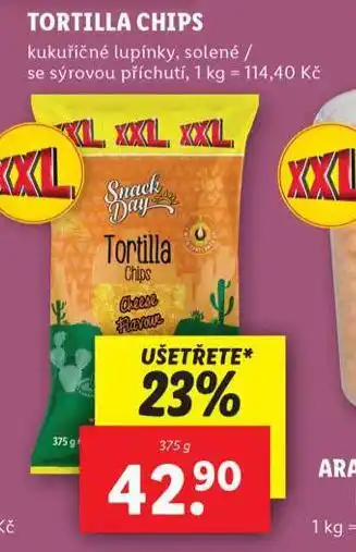 Lidl Tortilla chips nabídka