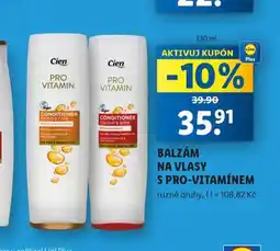 Lidl Cien balzám na vlasy s pro-vitamínem nabídka