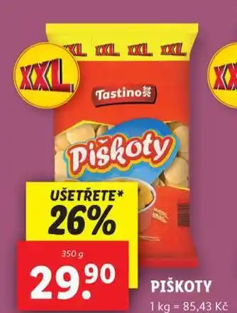 Lidl Piškoty nabídka