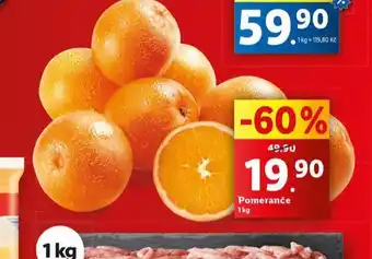 Lidl Pomeranče nabídka