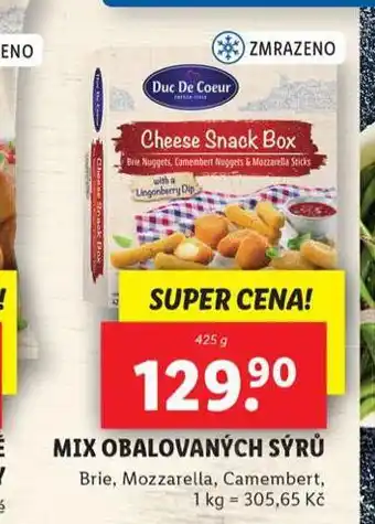 Lidl Mix obalovaných sýrů nabídka