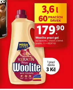 Lidl Woolite prací gel nabídka