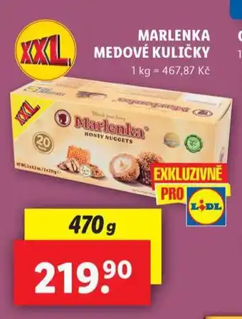 Lidl Marlenka medové kuličky nabídka