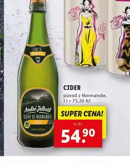 Lidl Cider nabídka