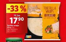 Lidl Tortilla wraps nabídka