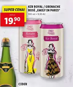 Lidl Kor eoyal / grenache rosé emily in paris nabídka