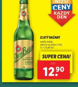 Lidl Pivo zlatý bažant nabídka