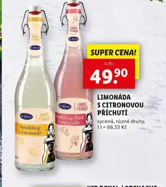 Lidl Limonáda s citronovou příchutí nabídka