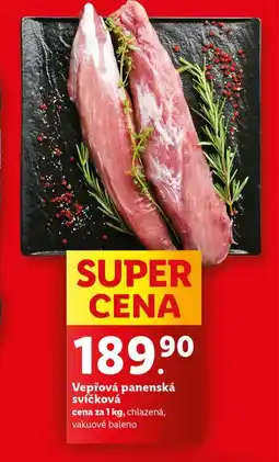 Lidl Vepřová panenská svíčková nabídka