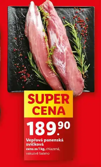 Lidl Vepřová panenská svíčková nabídka