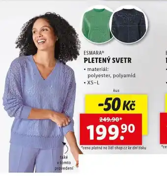 Lidl Pletený svetr nabídka