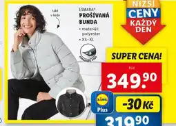 Lidl Prošívaná bunda nabídka