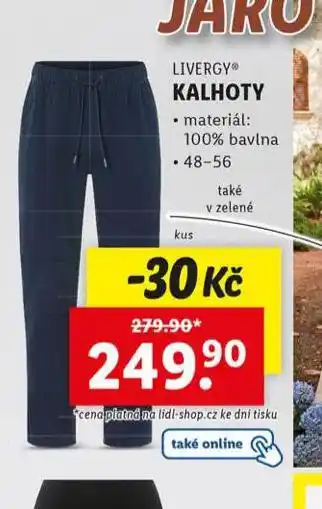 Lidl Kalhoty nabídka