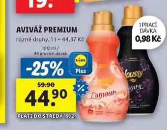 Lidl Aviváž premium nabídka