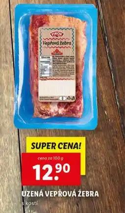 Lidl Uzená vepřová žebra nabídka