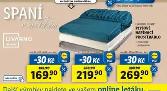 Lidl Plyšové napínací prostěradlo 180-200 x 200 cm nabídka