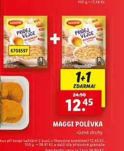 Lidl Maggi polévka nabídka