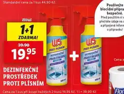 Lidl W5 dezinfekční prostředek proti plísním nabídka