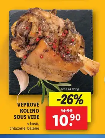 Lidl Vepřové koleno sous vide nabídka