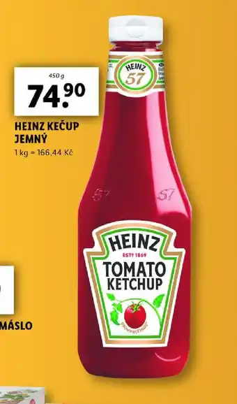 Lidl HEINZ Kečup jemný nabídka