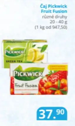 Potraviny CZ Čaj PICKWICK Fruit Fusion nabídka