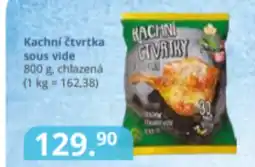 Potraviny CZ Kachní čtvrtka sous vide nabídka