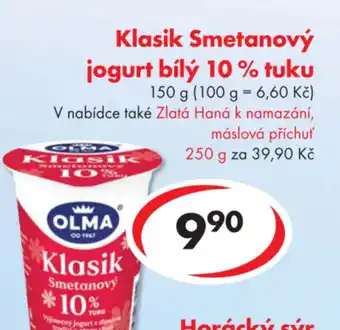 CBA OLMA Klasik Smetanový jogurt bílý 10% tuku nabídka