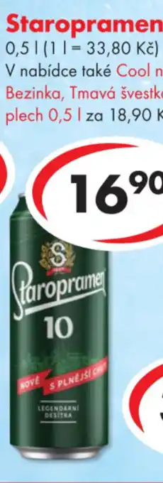 CBA Staropramen 10 nabídka