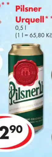 CBA Pilsner Urquell nabídka