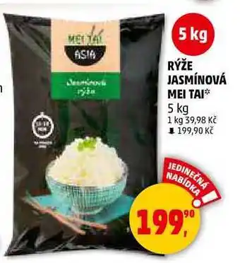 Penny Market RÝŽE JASMÍNOVÁ MEI TAI, 5 kg nabídka