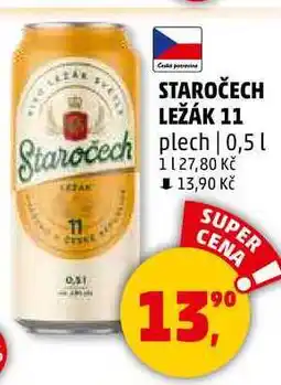 Penny Market STAROČECH LEŽÁK 11 plech, 0,5 l nabídka